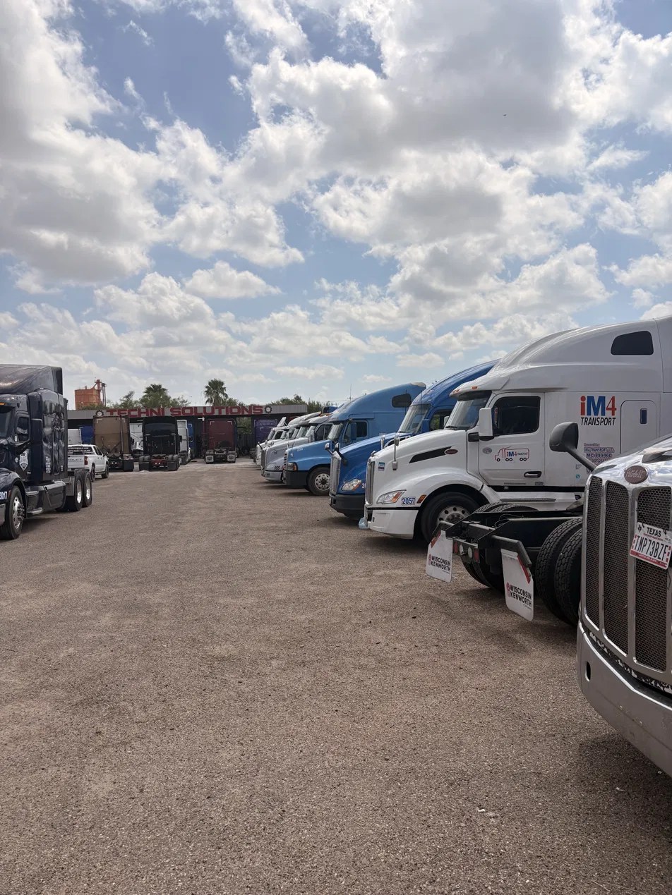 Fleet yard at Techni Solutions Laredo TX