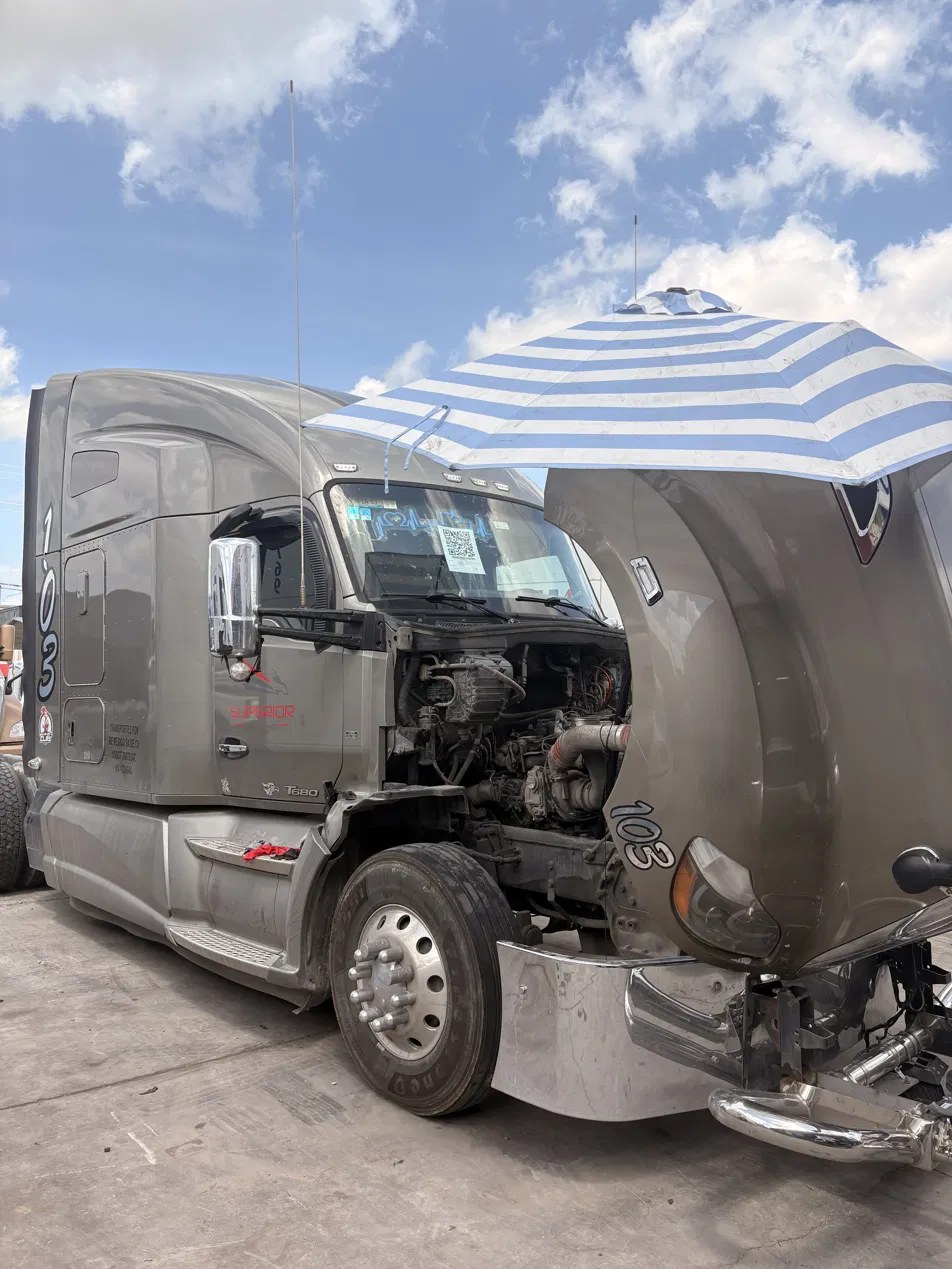 Peterbilt serviced in the field by Techni Solutions